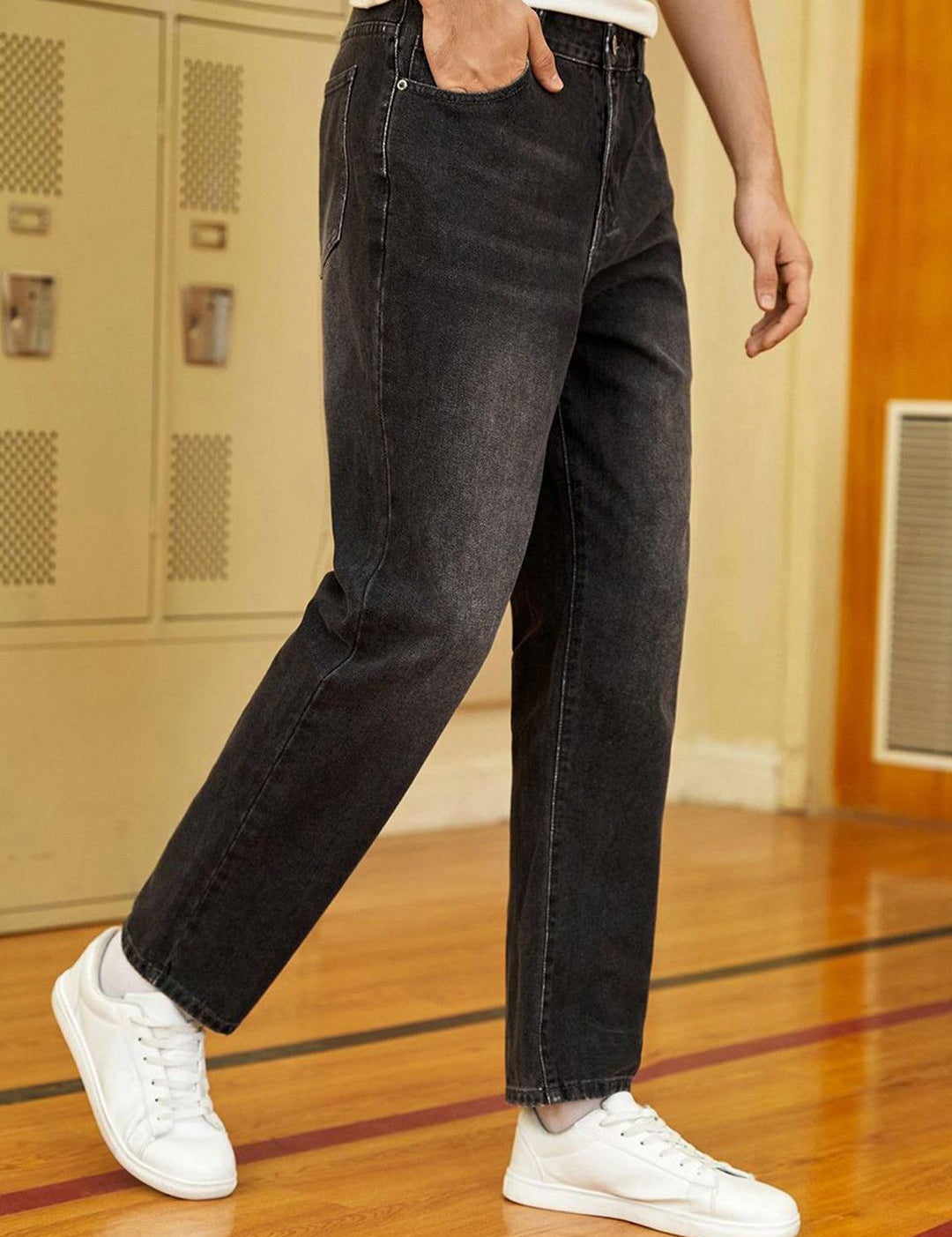 Kotty Men Slim Fit Light Fade Stretchable Jeans