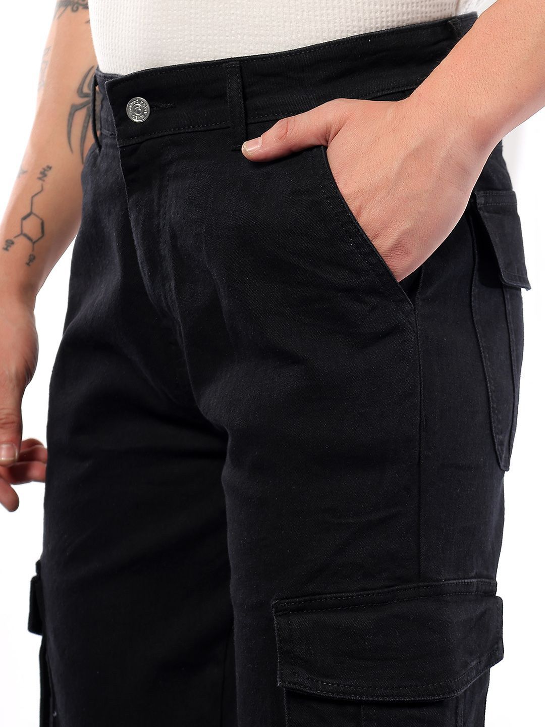 Kotty Men Comfort Regular Fit Mid-Rise Stretchable Jeans