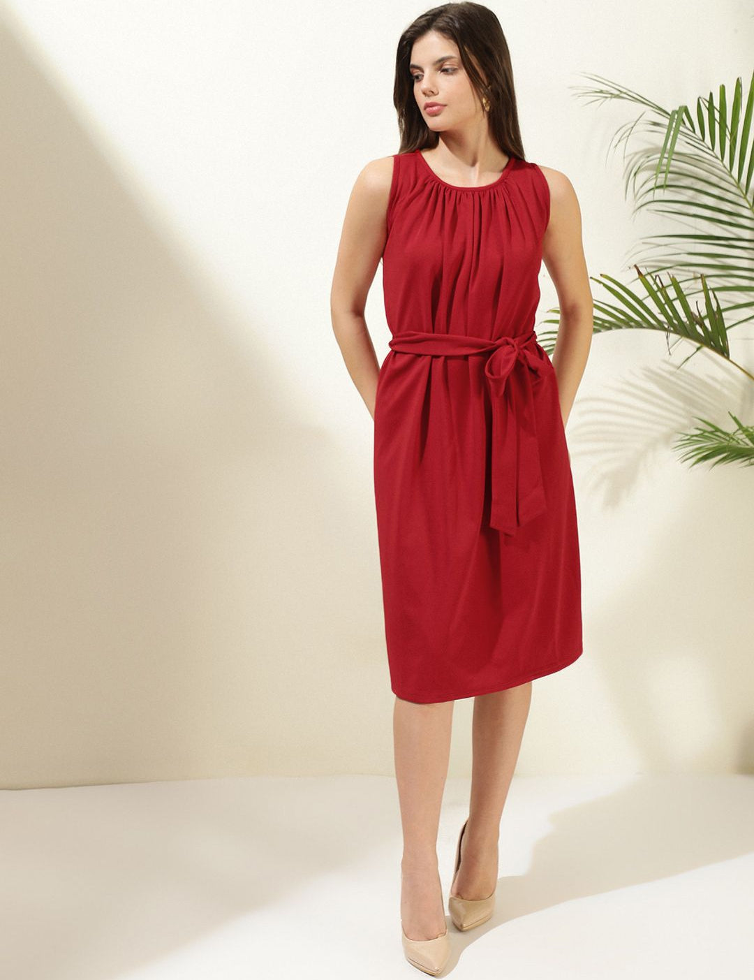 Kotty Women Sleeveless Fit & Flare Dress