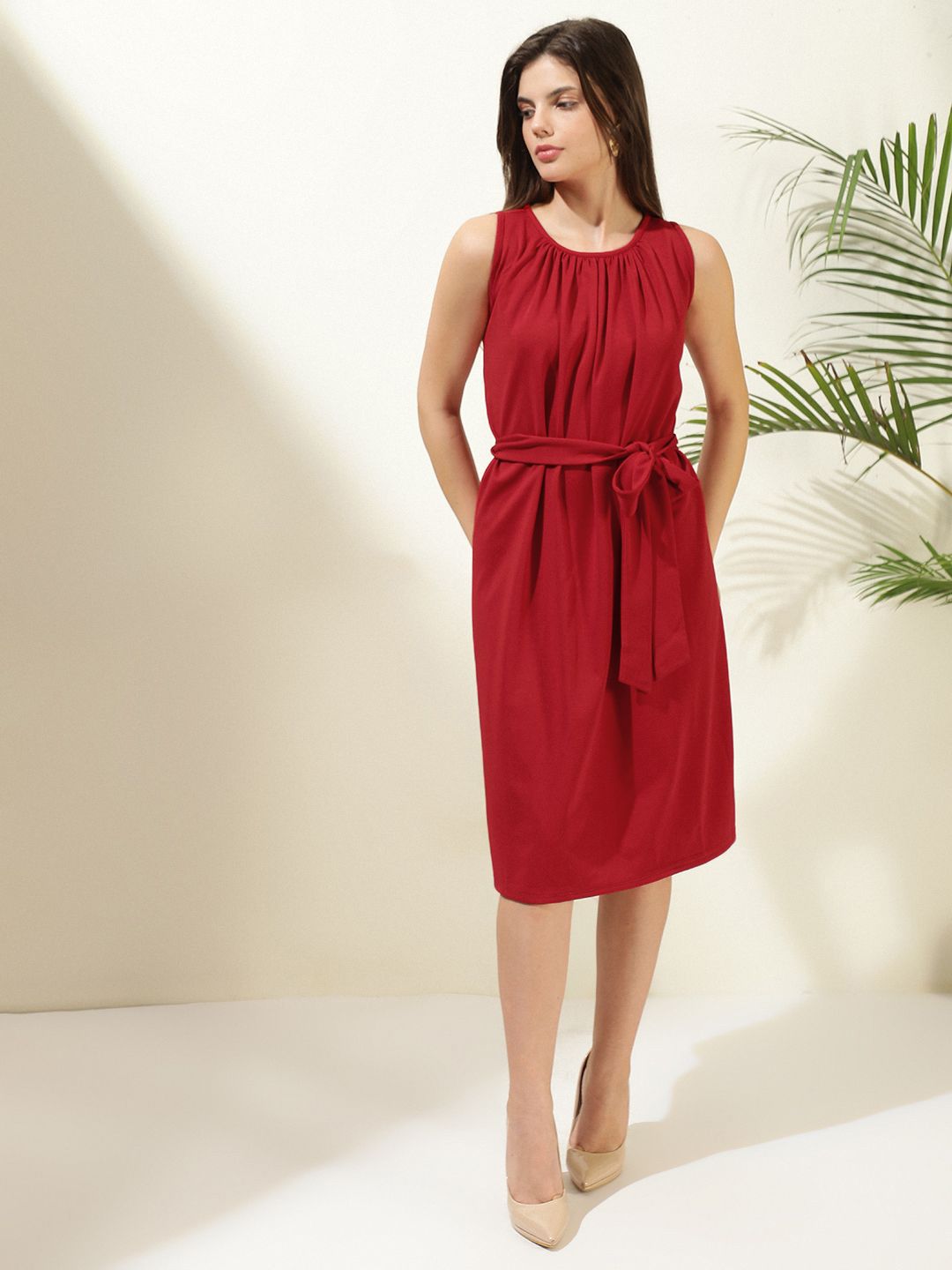 Kotty Women Sleeveless Fit & Flare Dress