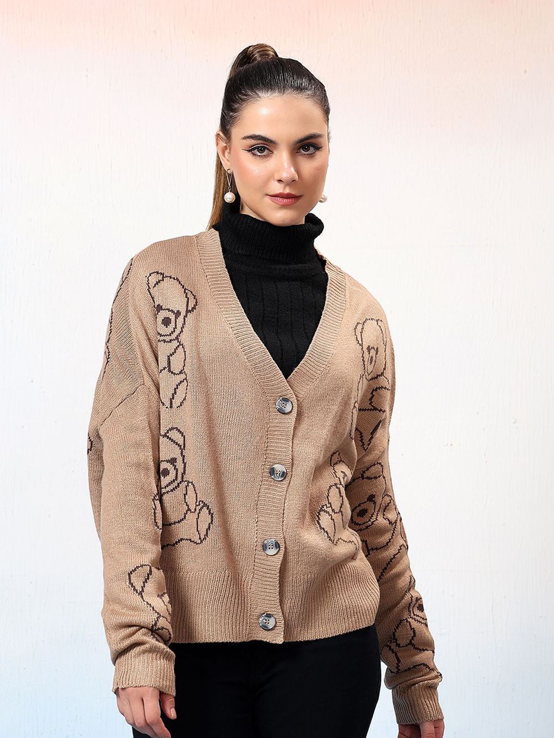 Kotty Women Printed Cardigan