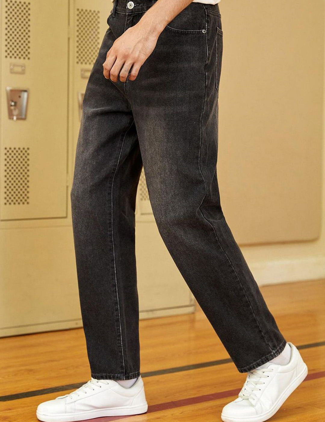 Kotty Men Slim Fit Light Fade Stretchable Jeans