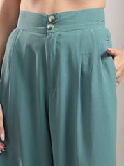 Kotty Women Original Wide Leg High-Rise Pleated Trouser