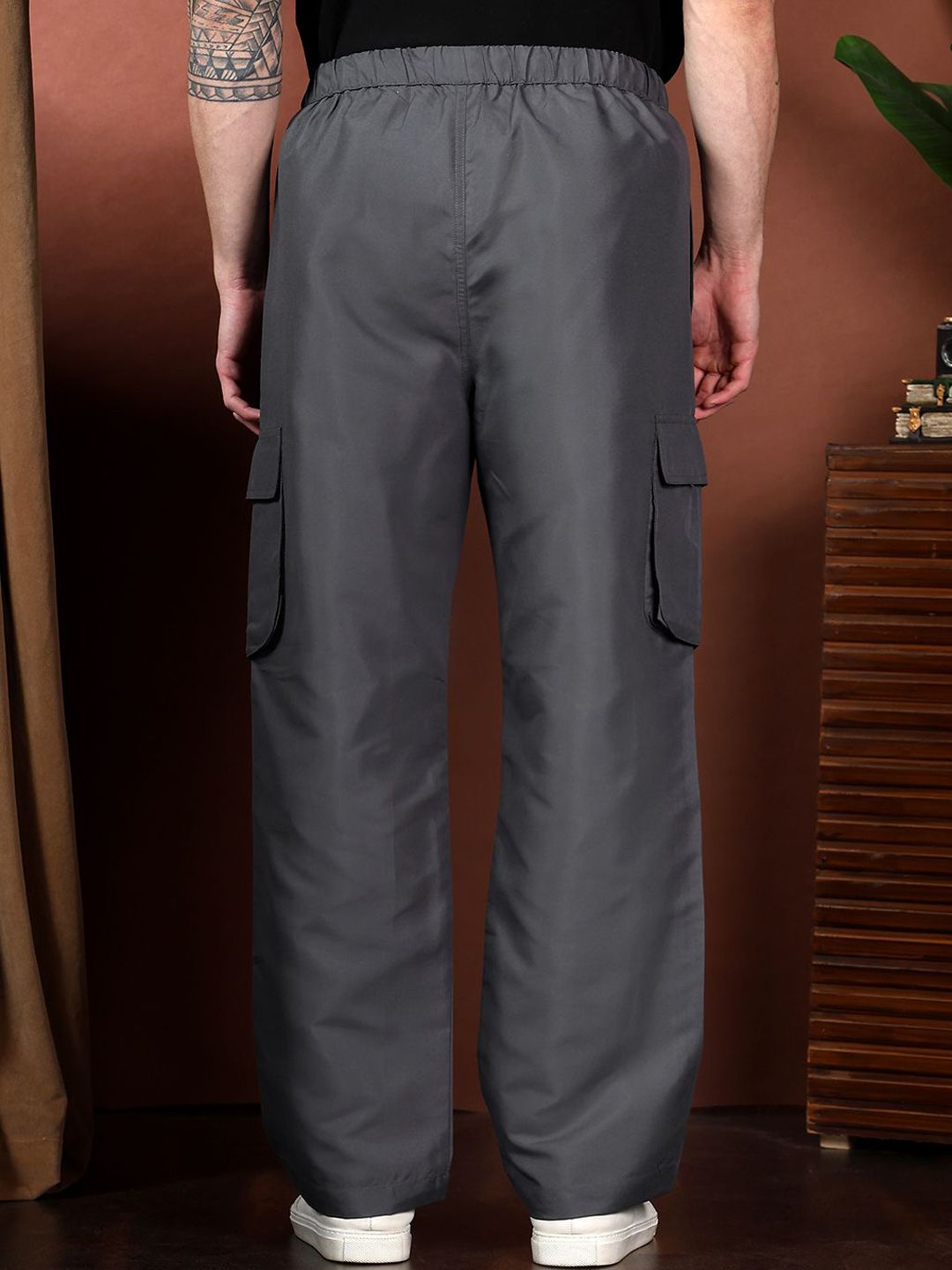 Kotty Men Relaxed Easy Wash Cargos Trousers