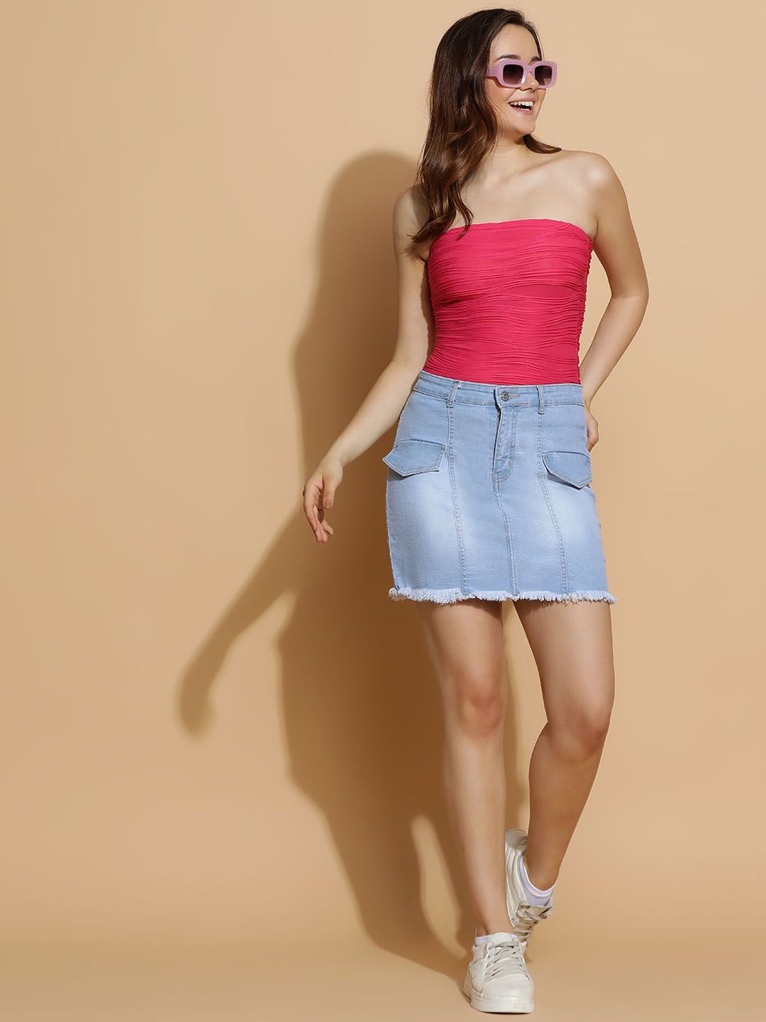  Kotty Pencil Above Knee Skirts