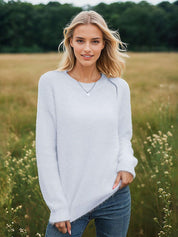 Kotty Women Long Sleeves Round Neck Pullover