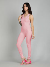 Kotty Women Round Neck Basic Jumpsuit