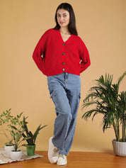Kotty Women V-Neck Cardigan