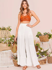 Kotty Women Relaxed Straight Leg High-Rise Trousers