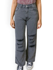 Kotty Women High-Rise Highly Distressed Straight Fit  Stretchable Jeans