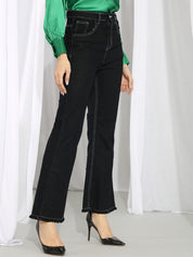 Kotty Women Bootcut High-Rise Stretchable Jeans