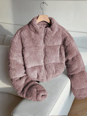 Kotty Women Long Sleeves Open Front Crop Jacket