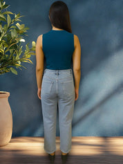 Kotty Women Regular Fit High-Rise Light Fade Stretchable Jeans