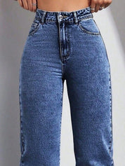 Kotty Women Jean Straight Fit Mid-Rise Jeans