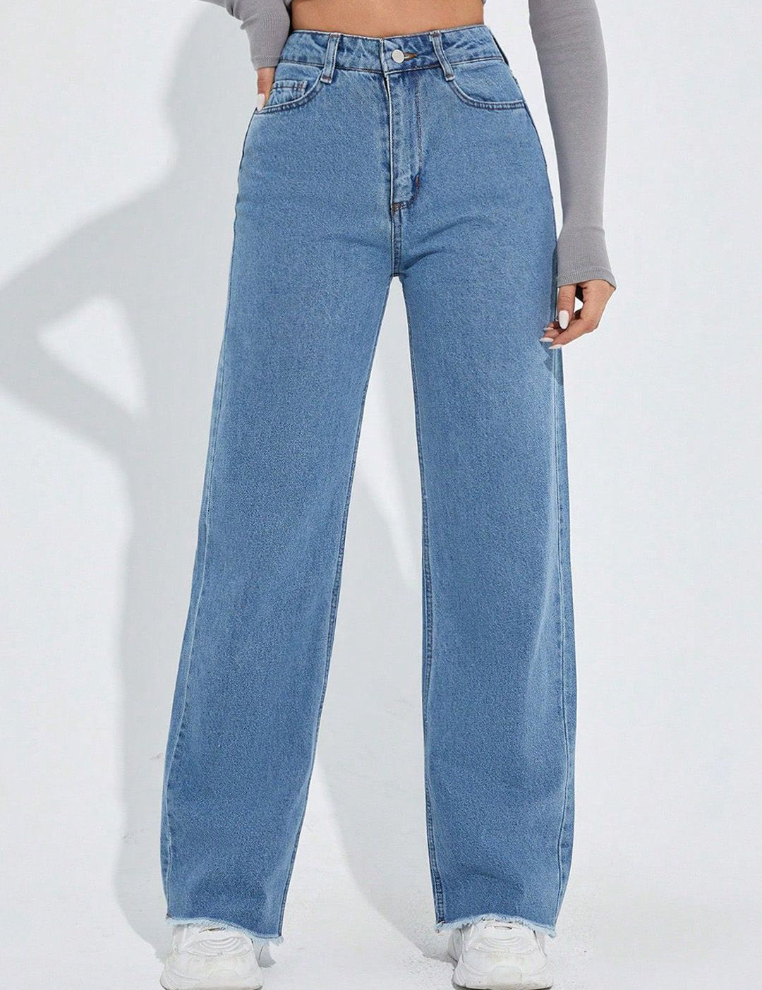 Kotty Women Baggy High-Rise Stretchable Jeans