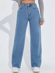 Kotty Women Baggy High-Rise Stretchable Jeans