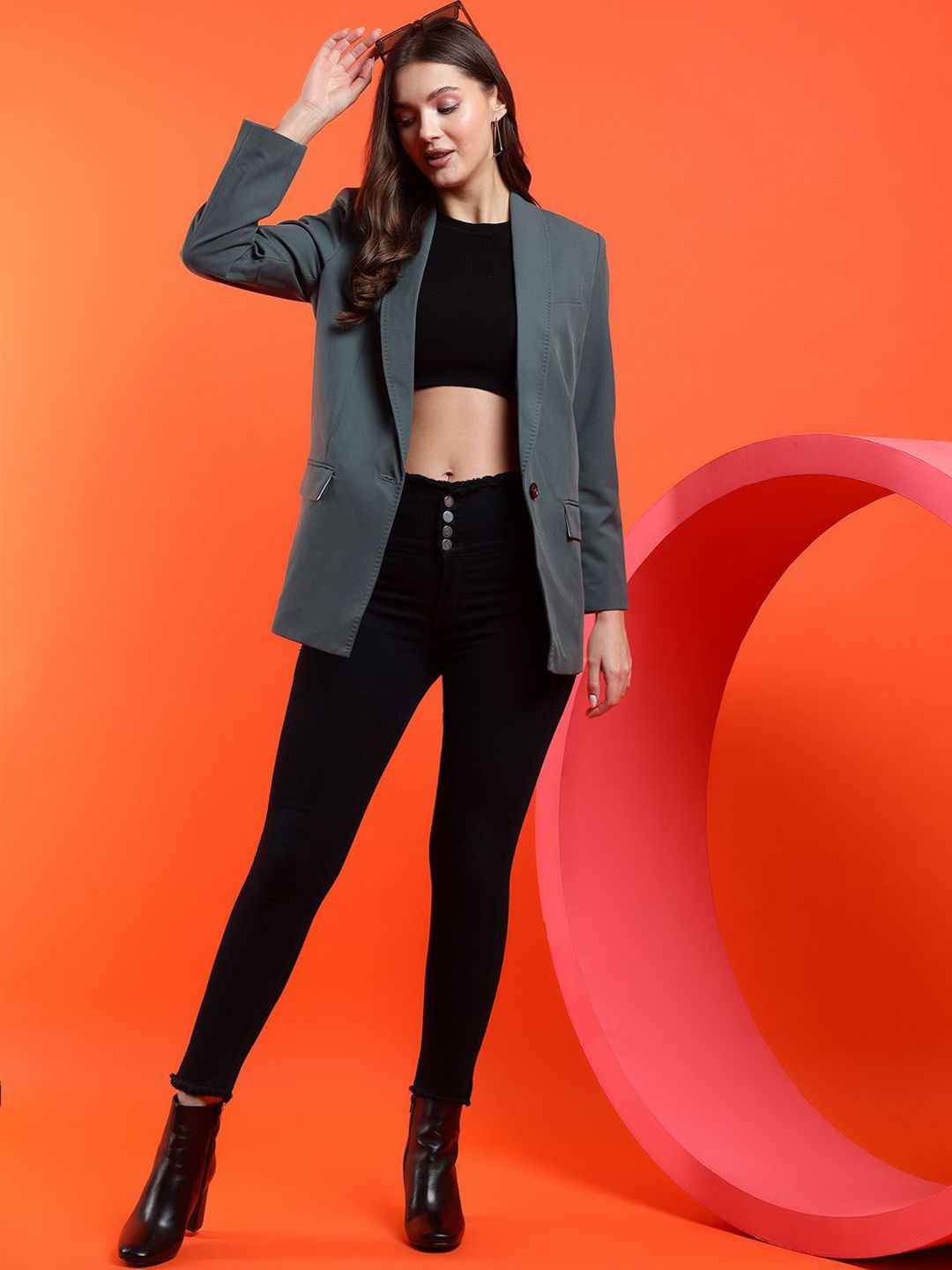 Kotty Solid Shawl Collar Overcoat