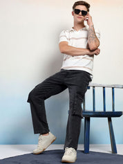 Kotty Men Cotton Regular Fit Mid-Rise Jeans