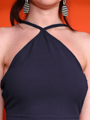 Kotty Women Solid Shoulder Straps Top