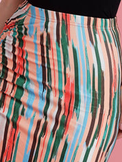 Kotty Printed Pencil Knee Length Skirt