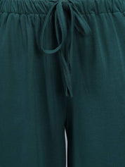 Kotty Women Solid Relaxed High-Rise Trousers