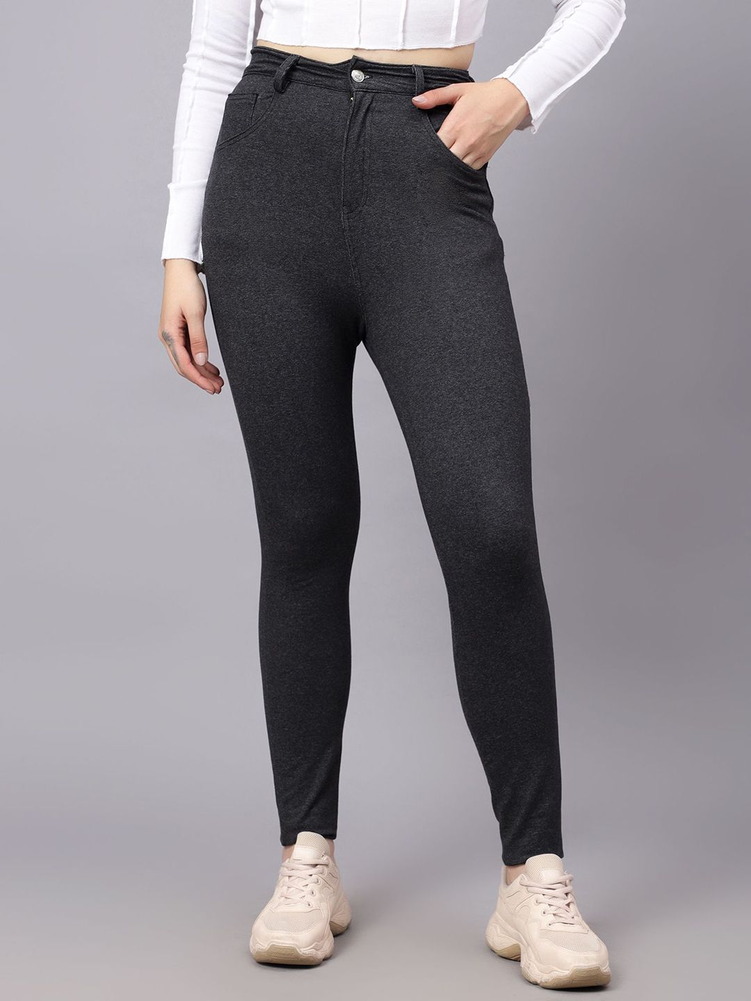 Kotty Women Jean Skinny Fit High-Rise Stretchable Jeans