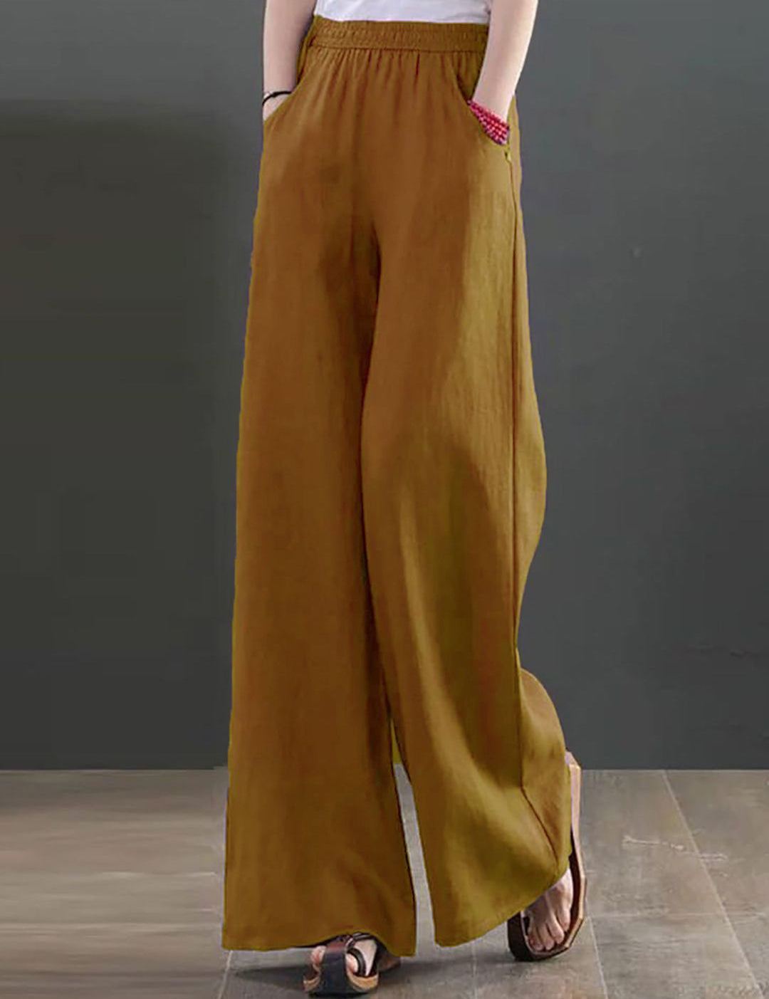 Kotty Women Loose Fit High-Rise Trousers