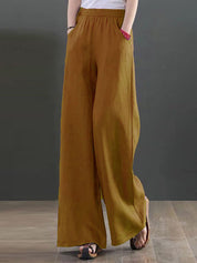 Kotty Women Loose Fit High-Rise Trousers