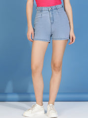 Kotty Women High-Rise Denim Shorts