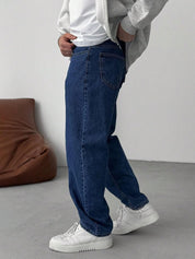 Kotty Men Straight Fit Low-Rise Stretchable Jeans