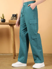 Kotty Women Jean Straight Fit High-Rise Stretchable Jeans