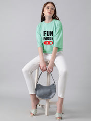 Kotty Women Typography Printed T-shirt