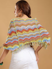 Kotty Women Self Design Cotton Corset Crop Top