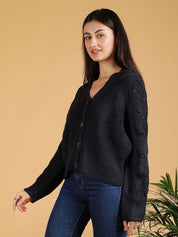 Kotty Women Cable Knit Cardigan