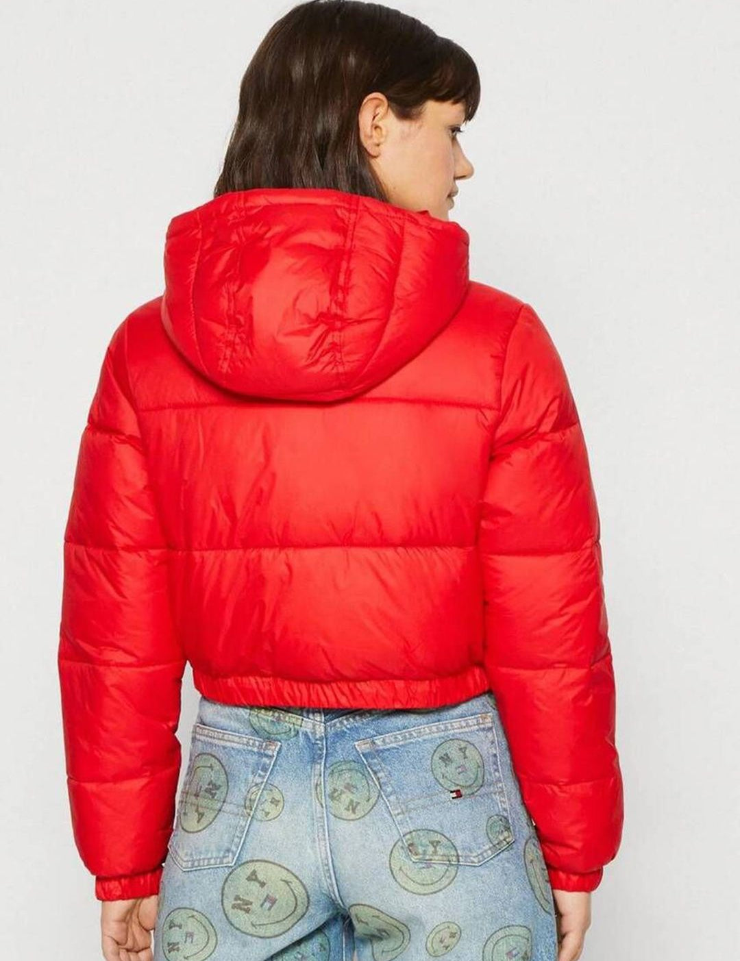 Kotty Hooded Lightweight Crop Puffer Jacket 