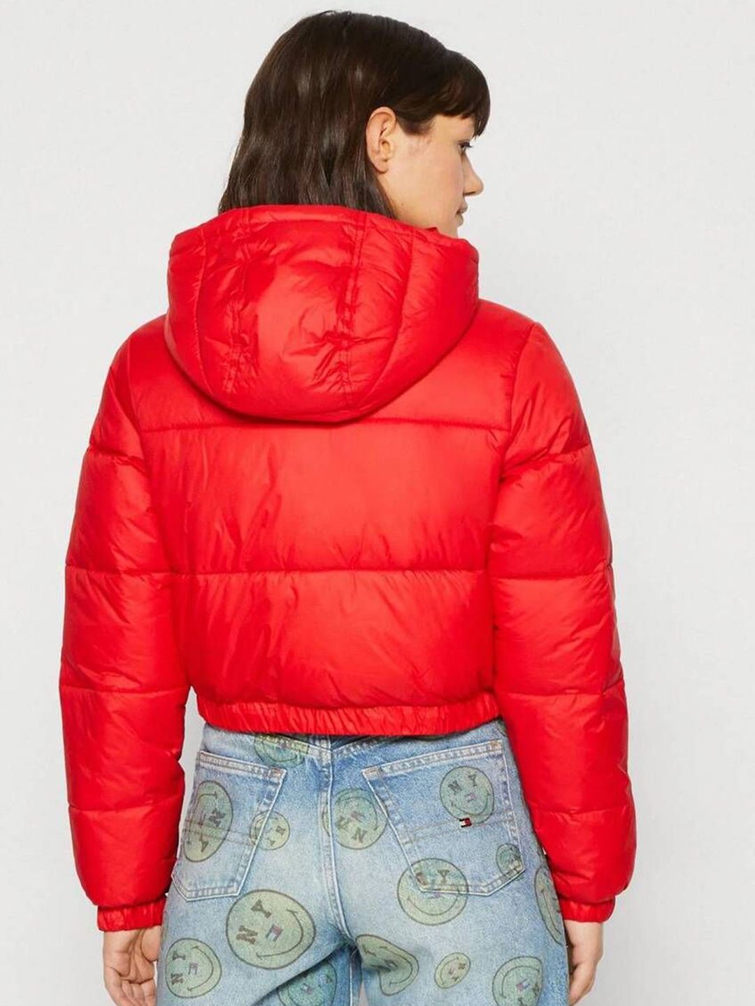 Kotty Hooded Lightweight Crop Puffer Jacket 