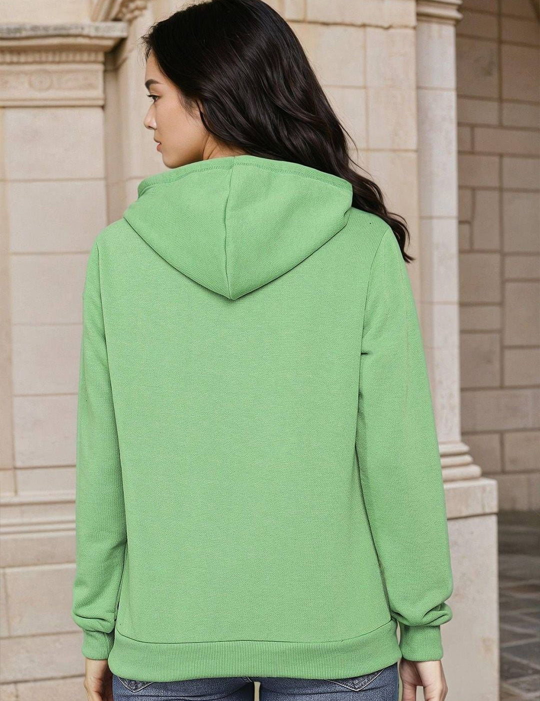 Kotty Women Graphic Printed Hooded Neck Full Sleeve Hoodie