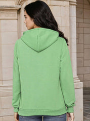 Kotty Women Graphic Printed Hooded Neck Full Sleeve Hoodie