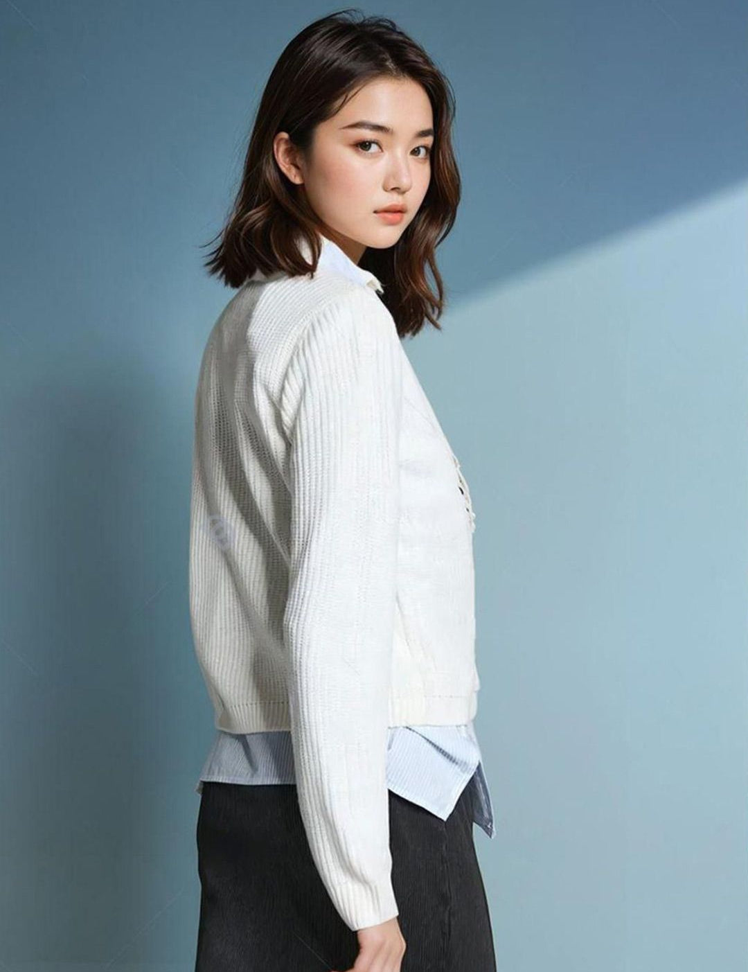 Kotty Women Conversational Printed Crop Pullover