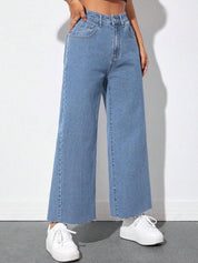 Kotty Women Jean High-Rise Wide Leg Stretchable Jeans