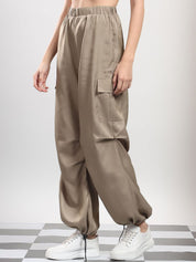 Kotty Women High-Rise Parachute Trousers