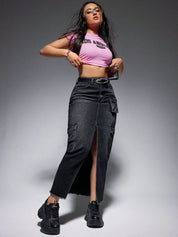 Kotty Straight Midi Skirt