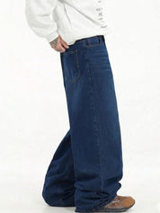 Kotty Men Wide Leg Low-Rise Jeans