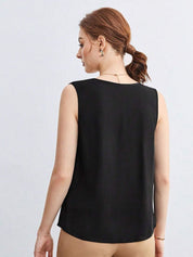 Kotty Women Solid V-Neck Top