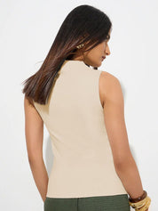 Kotty Women Pack of 2 High Neck Fitted Top