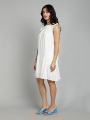 Kotty Women Flared Sleeve Fit & Flare Dress