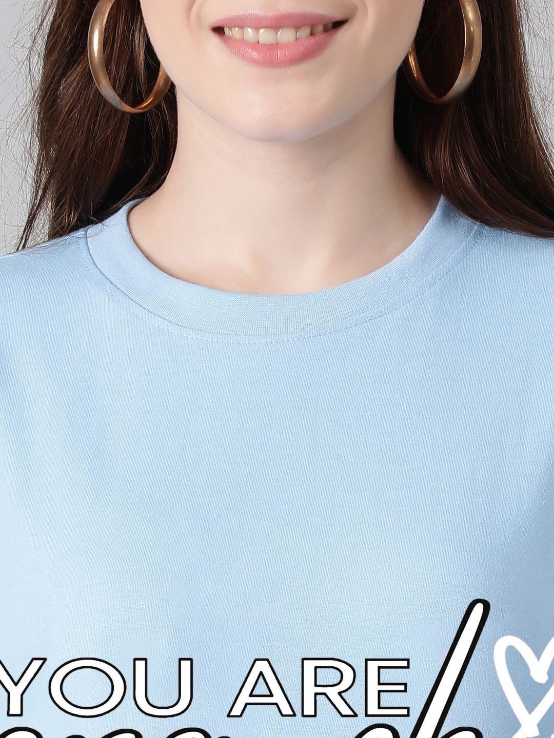 Kotty Women Typography Printed T-shirt