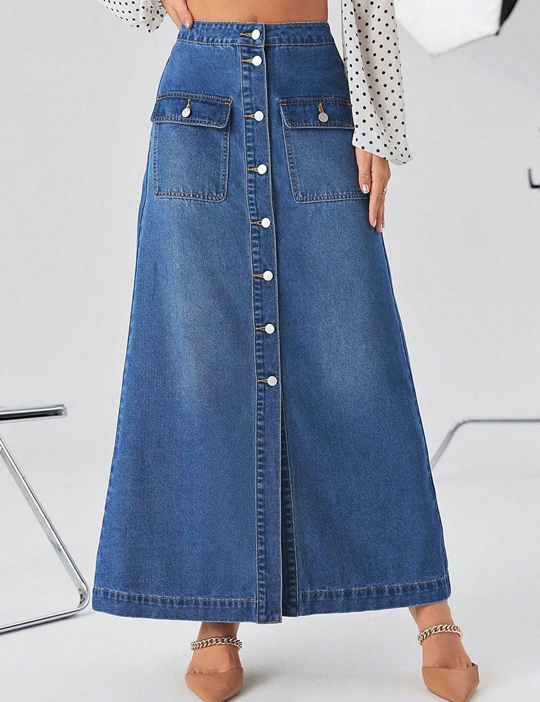  Kotty Straight Midi Skirts