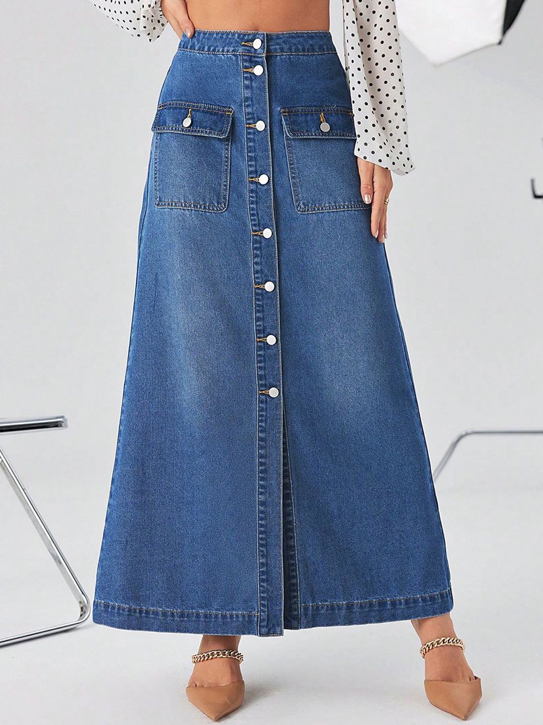  Kotty Straight Midi Skirts