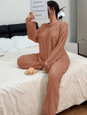 Kotty Round Neck Top With Trousers 